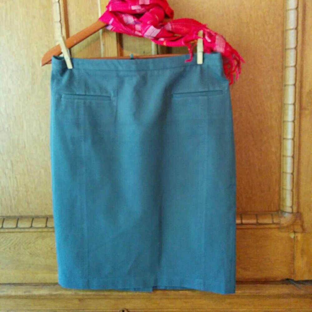 Banana Republic Charcoal Pencil Skirt Size 6